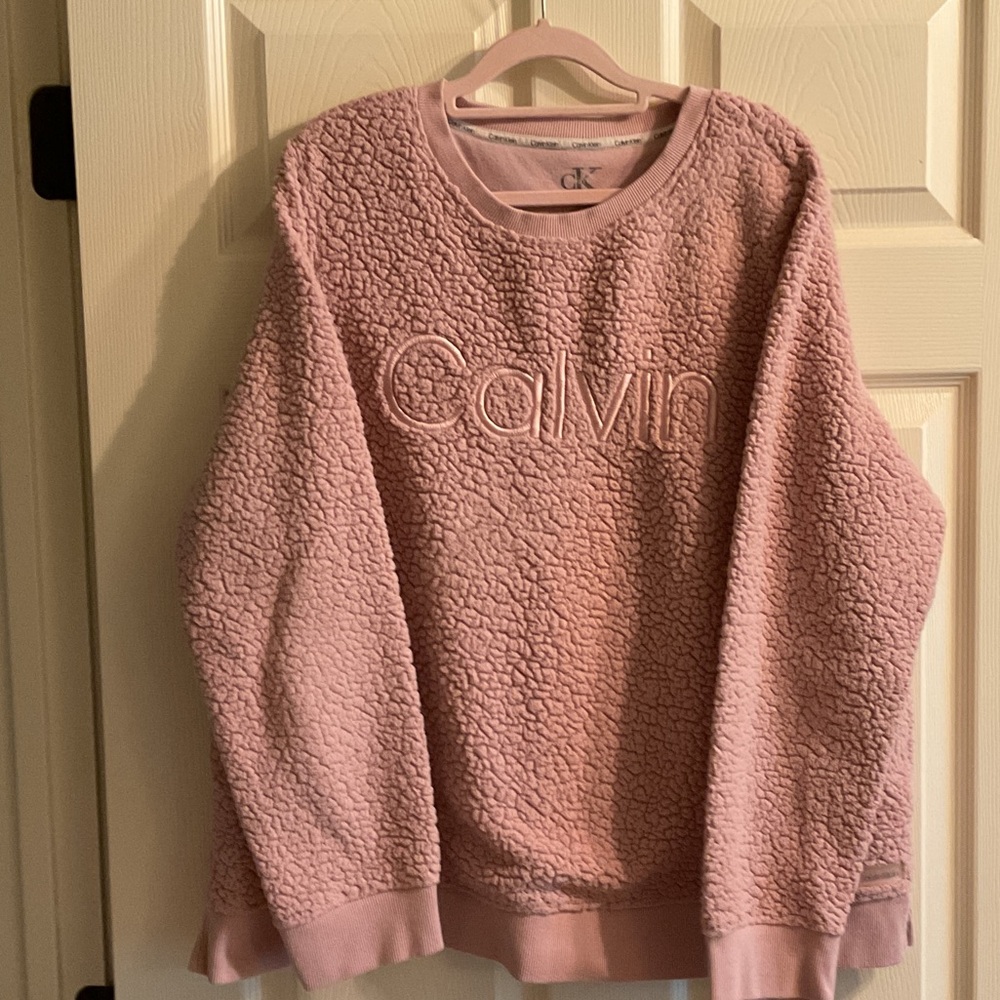Calvin Klein Blush Textured Sweater